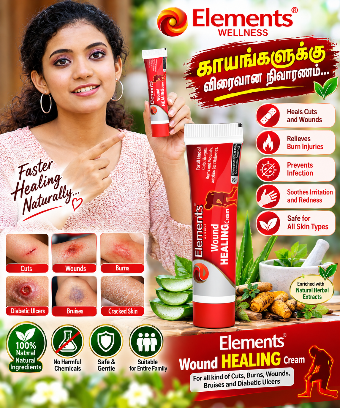 WOUND HEALING CREAM - My Health Plan