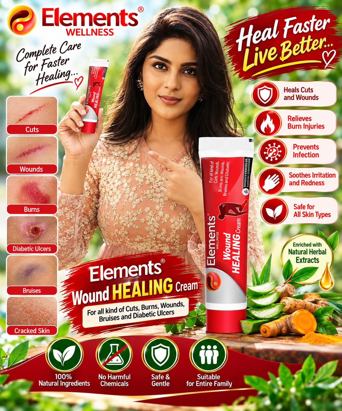 WOUND HEALING CREAM - My Health Plan