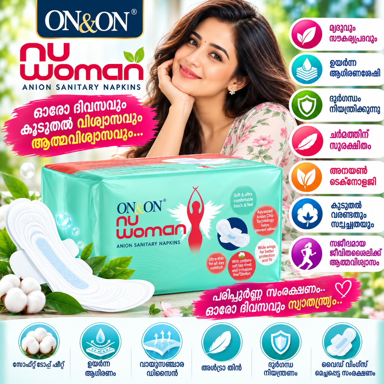 NU WOMAN SANITARY NAPKINS - My Health Plan