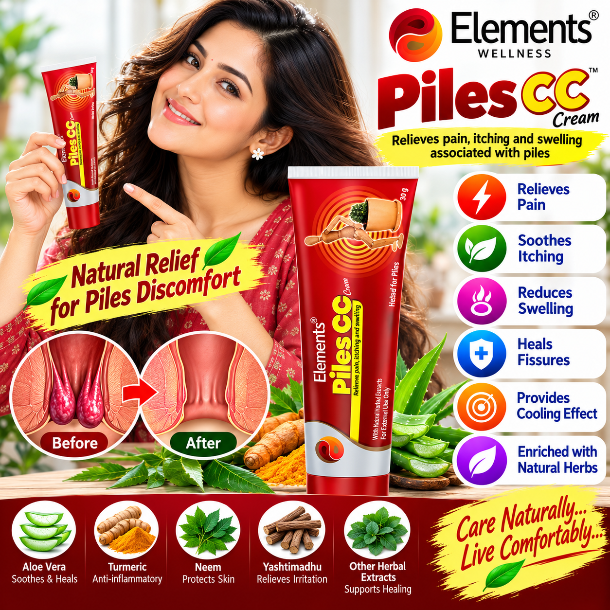 PILES CC CREAM - My Health Plan