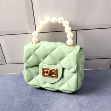 Elegant Quilted Mini Handheld & Sling Fashion Handbag (1 PC) - Myshopic 