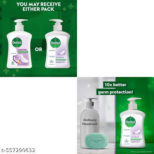 Dettol SensitiveLiquid Handwash, 200 ml Pump  (Pack of  2) - Velora online store 