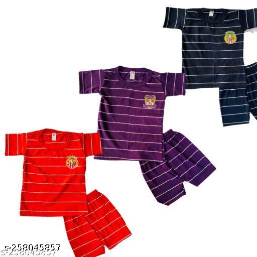 ALOKAH CLOTHING # Regular Boys Dailywear, # Summer wear,# winter wear,# Kids Wear ,# boys wear,# Boys top and bottom Wear,# Boys short Sleeve Casual Tshirt and shorts ,# Boys combo tshirt and shorts wear , Multicolour – # BoysTshirts & half pant ,# Kids Top and bottom Wear(combo pack of 5 pcs) - Velora online store 