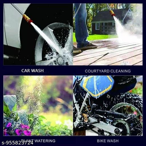 Best selling (Double_Battery) Car Washer High Pressure Gun Rechargeable 48V 12000mAh | Cordless Portable Wireless Pressure Washer Gun | Car Wash Bike Washing Cleaning with Adjustable Nozzle - Velora online store 