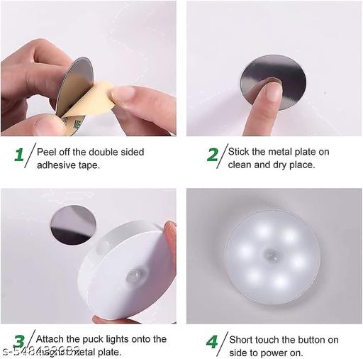 VIAXANA Motion Sensor Light for Home with USB Charging Wireless Self Adhesive LED Body Induction Lamp Sensor Light for Wardrobe Lights Sensor Night Light for Cupboard Stair - Velora online store 
