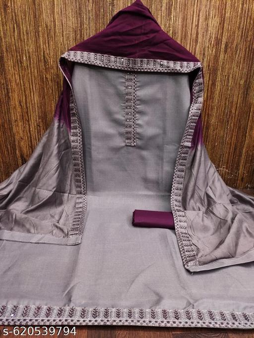 SLAB COTTON DRESS METRIAL SUITS - Velora online store 