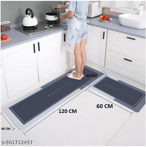 Kitchen Mats, Waterproof Memory Foam Kitchen Rugs, Standing Desk Mat Floor Mats, Comfort Runner Rug Carpets for Kitchen Floor, Sink (bigg) - Velora online store 