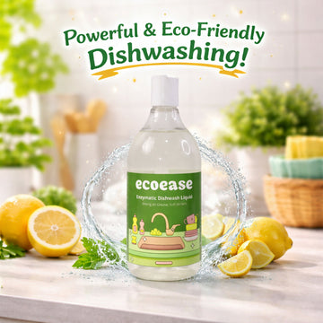 Ecoease Enzymatic Dishwash Liquid - Plant-Based Grease Cutting (500ml) - Velora online store 
