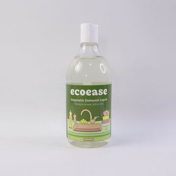 Ecoease Enzymatic Dishwash Liquid - Plant-Based Grease Cutting (500ml) - Velora online store 