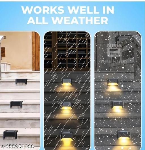 Solar Light Outdoor |Garden Waterproof Stair |Deck Pool Patio Fence Gate Yard| Floor Step Railing | Window Balcony|  Pathway pack of 12p - Velora online store 