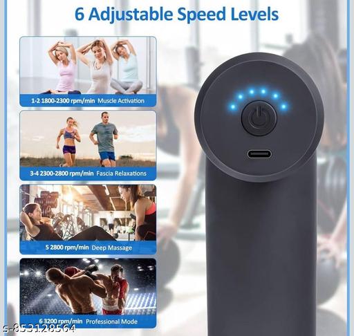 Professional Muscle Massage Gun with Multiple Heads for Full Body Relaxation (Multicolour) - Velora online store 