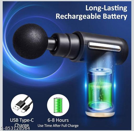 Professional Muscle Massage Gun with Multiple Heads for Full Body Relaxation (Multicolour) - Velora online store 
