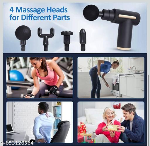 Professional Muscle Massage Gun with Multiple Heads for Full Body Relaxation (Multicolour) - Velora online store 