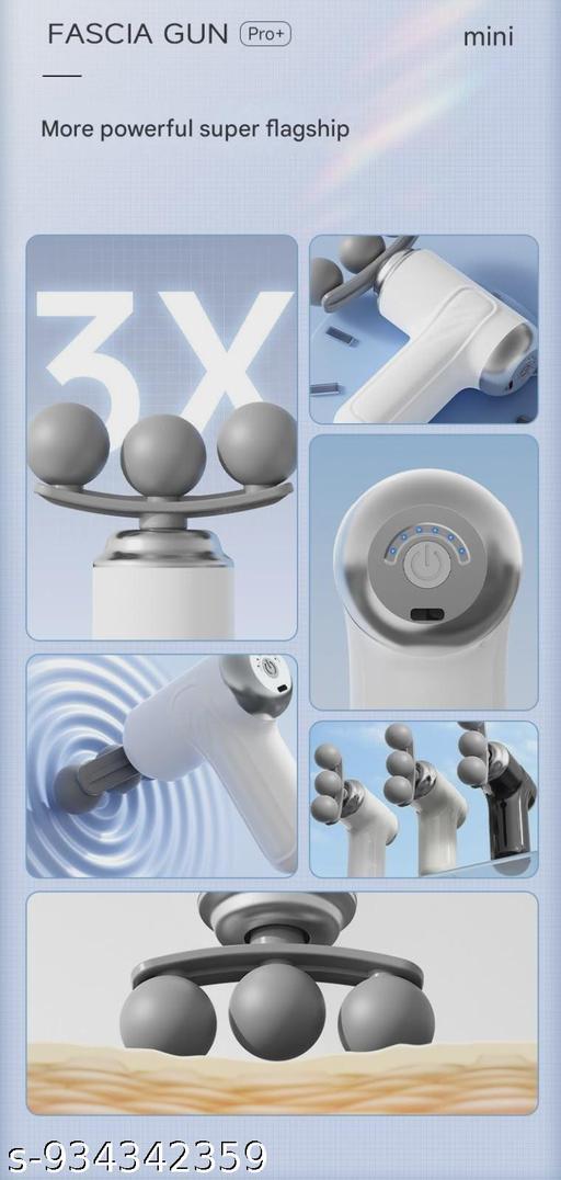HMAM  Massage Gun | Massage Machine for Body Pain | 9 Adjustable Heads for Deep Tissue, Muscle Relief for Back, Shoulder & Foot - Velora online store 