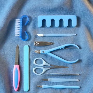 11 In 1 Manicure Pedicure Nail Care Kit Set - Velora online store 