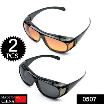 Night HD Vision Driving Anti-Glare Glasses with Yellow Lenses - Velora online store 