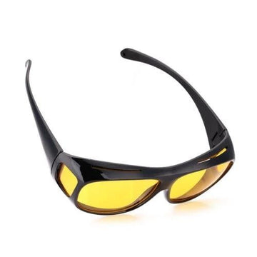 Night HD Vision Driving Anti-Glare Glasses with Yellow Lenses - Velora online store 