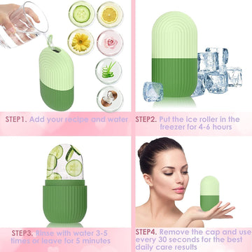 GlowForm Beauty Ice Roller - Reusable Facial & Eye Massager - Velora online store 