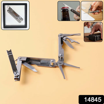 Stainless Steel 8-in-1 Multipurpose Compact Pocket Tool Kit - Velora online store 