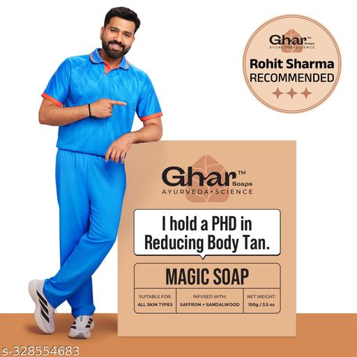 Magic Soap | With Saffron And Sandalwood | Tan-Reducing Soap For All Skin Types (100 gm) - Velora online store 
