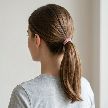 Soft Elastic Hair Bands Set - 40 Neutral Color Hair Ties - Velora online store 