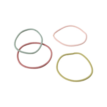 Soft Elastic Hair Bands Set - 40 Neutral Color Hair Ties - Velora online store 