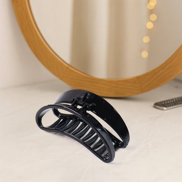 Plastic Hair Clamp Grip, Simple Matte Hair Barrette Clamp (12 Pc) - M Y V E L O R A
