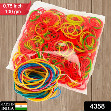 Multicolor Rubber Bands (Elastic & Reusable, Office & Home), Hair accessories - M Y V E L O R A