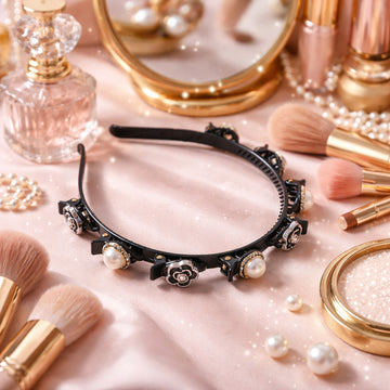 Stylish Fancy Pearl Design Hair Headband (1 Pc) - M Y V E L O R A