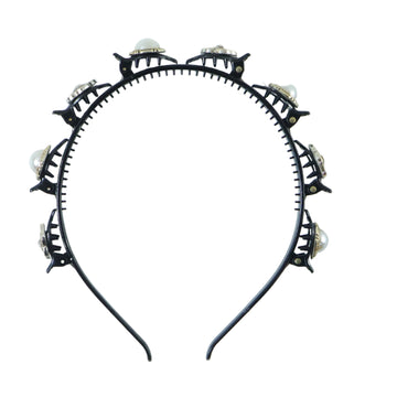 Stylish Fancy Pearl Design Hair Headband (1 Pc) - M Y V E L O R A