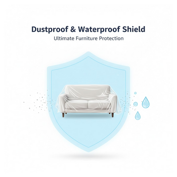 Thick Disposable Dust Proof Plastic Furniture Cover (1 Pc / Big) - Velora online store 