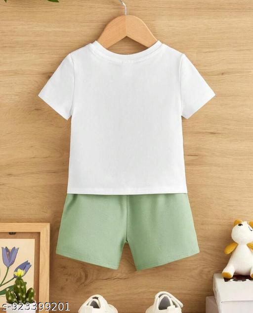 Kids top bottom set 100% cotton premium quality  - Velora online store 