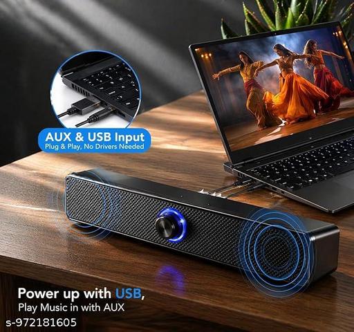 USB Powered Soundbar Speaker for PC, Laptop & Desktop  - Velora online store 