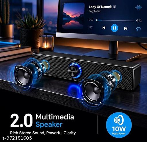 USB Powered Soundbar Speaker for PC, Laptop & Desktop  - Velora online store 
