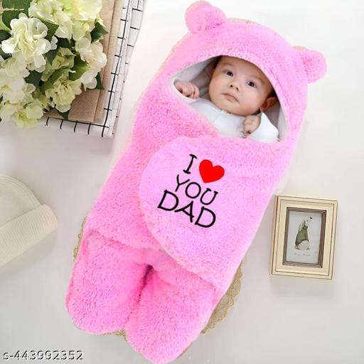 Brandonn Baby Blankets Newborn Combo Pack of Hooded Wearable Swaddle Wrapper For Baby Boys and Baby Girls Pack of 2 Pcs.  - M Y V E L O R A