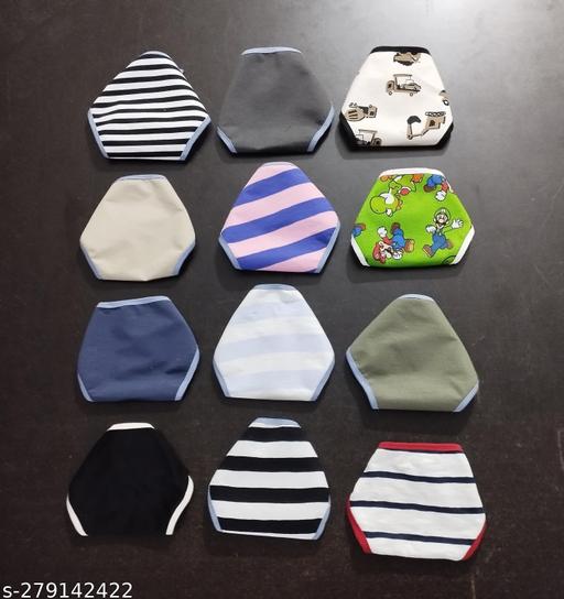 Double Layer New Born baby Nappy ( Langot )  Diaper Soft Cotton  Hosiery and Reusable Fabric  PACK OF 10 - Velora online store 