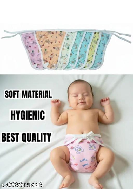 New born baby neppy langot dyper washable reusable pack of 12 100% hosiery cotton  - Velora online store 