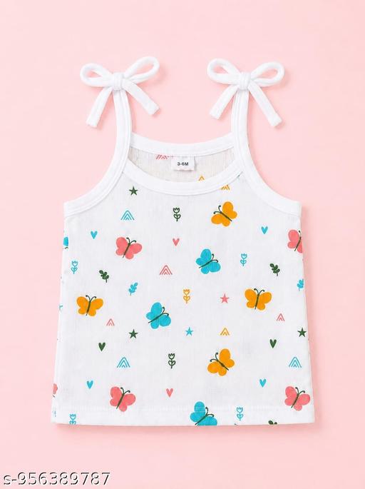 100% Cotton Newborn Baby Cotton Muslin Jabla – Soft Breathable Sleeveless Knot Style Vest for Boys & Girls, Skin Friendly Infant Summer Innerwear, White Assorted (PACK 5) - Velora online store 