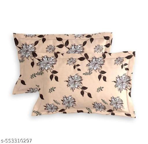 Super Soft Glace Cotton All Round Elastic Fitted Double Bed Bedsheet with 2 Pillow Covers-72x78x8 Inches-fiteed_Double - Velora online store 