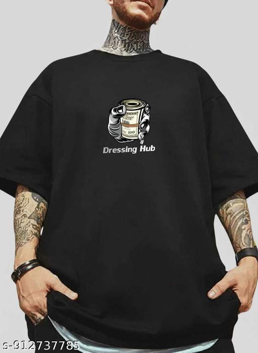 DRESSING HUB Perfection Power Printed T-Shirt for Men | Trendy Graphic Motivational T-Shirt | Cotton French Terry 180–200 GSM - Velora online store 