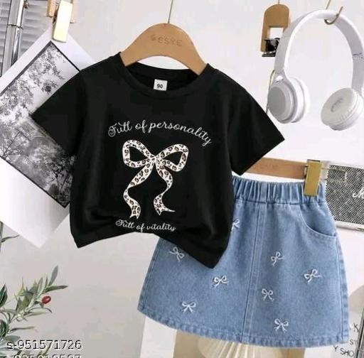 Cutiepie Trendy Girls Top & Bottom Sets - Velora online store 
