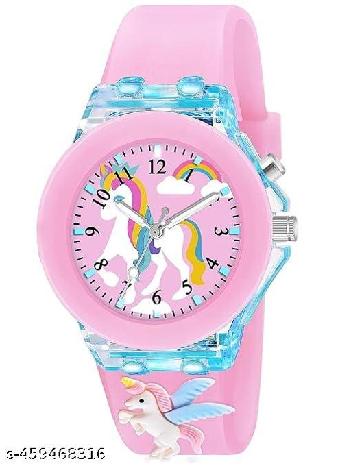  3D Cartoon Charecter Multi Colour Light Children Kids Watch for Boys Girls Analog Watch Boys Best Gift Baby Boys Girl Digital Watch for Kids Watch for 3+ to 11 Year Old boy Girl - Velora online store 