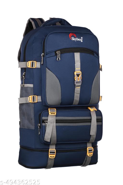 60 Litres Curve Water Resistant Rucksack For Hiking Trekking And Travel - Unisex  - Velora online store 