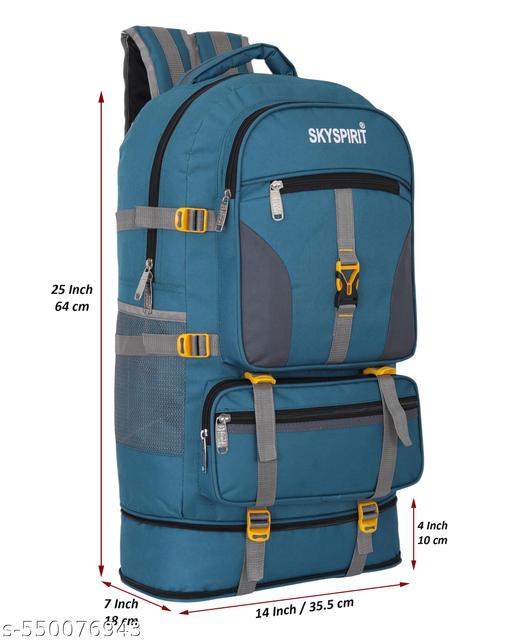 Skyspirit 60L Heavy-Duty Trekking Rucksack Backpack for Men & Women - Velora online store 