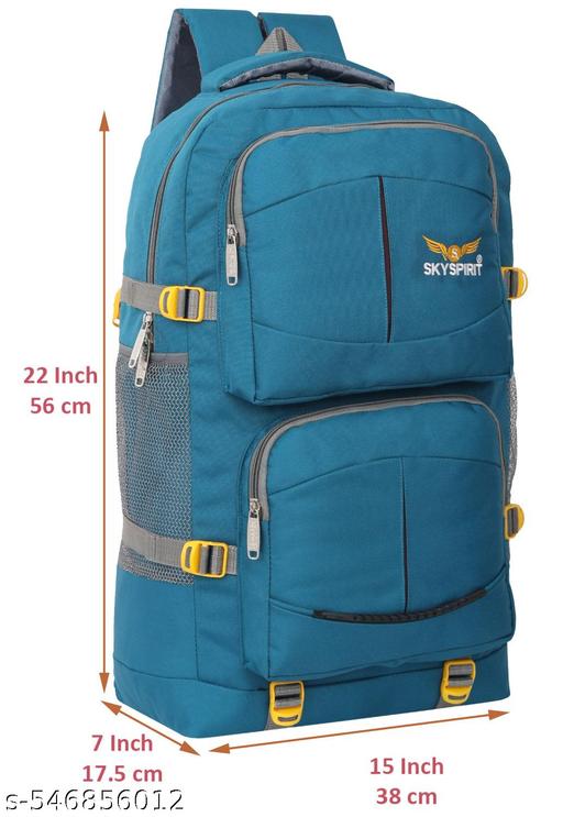 Skyspirit 60L Big Hiking & Trekking Travel Bag for Men – Waterproof Rucksack with Chest & Waist Straps - Velora online store 