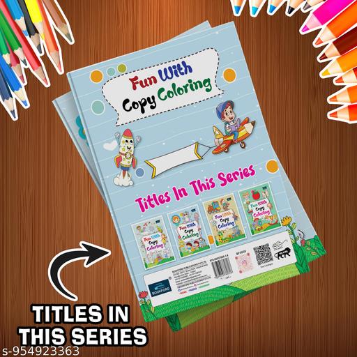 Fun With Copy Coloring Part 2 For Children Educational Coloring Book with Easy Pictures Creative Drawing Practice and Skill Development - Velora online store 