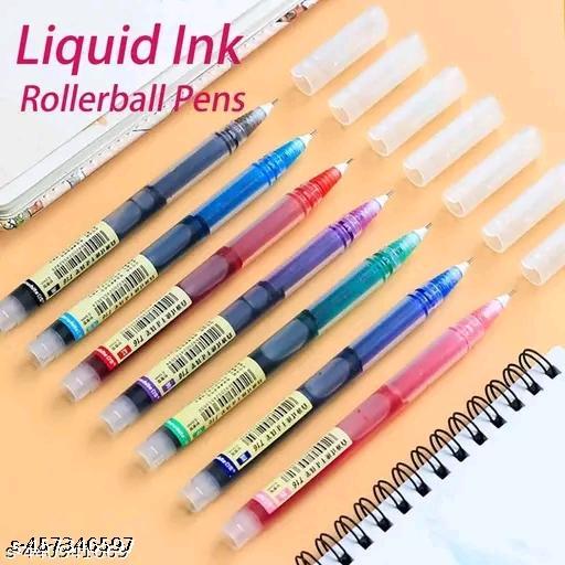 10 psc multicolored roller ball pen  - Velora online store 