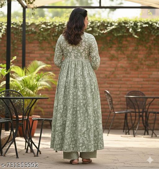 ANARKALI PLAZO SET - Velora online store 