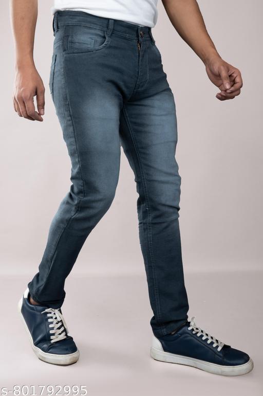  DEEP  GREY MEN JEANS  - Velora online store 