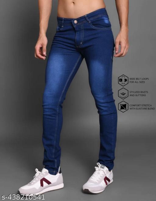 Men blue fashionable Jean's - Velora online store 